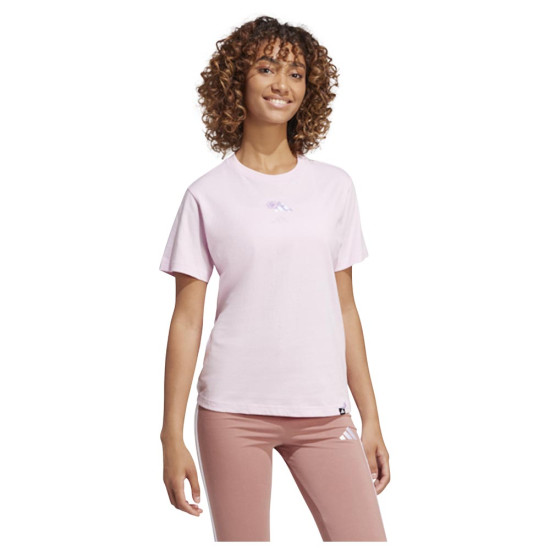 Adidas Γυναικεία κοντομάνικη μπλούζα Lounge Mini Graphic Tee Adidas Γυναικεία κοντομάνικη μπλούζα Lounge Mini Graphic Tee